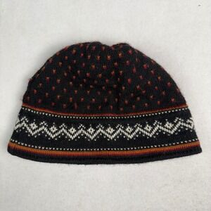 Dale of Norway US Ski Team Beanie Pure New Wool Fair Isle Nordic Black Hat